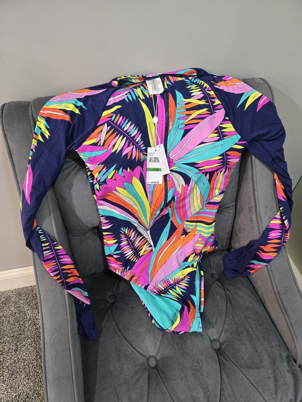 Trina Turk ● Paralia Rash Guard - Picture 3 of 4